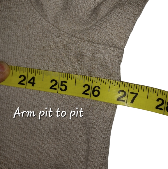 Goodfellow & Co Men's Size XXL Beige  Long Sleeve Shirt 4 Button - Picture 6 of 9